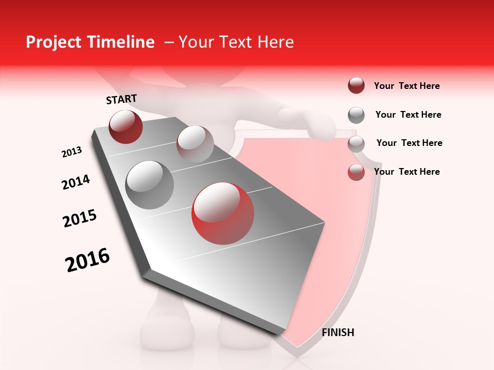 People Red Obsolete PowerPoint Template