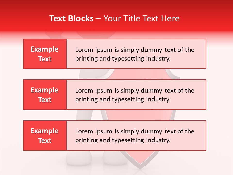 People Red Obsolete PowerPoint Template