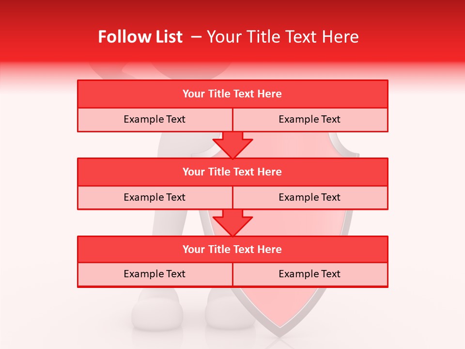 People Red Obsolete PowerPoint Template