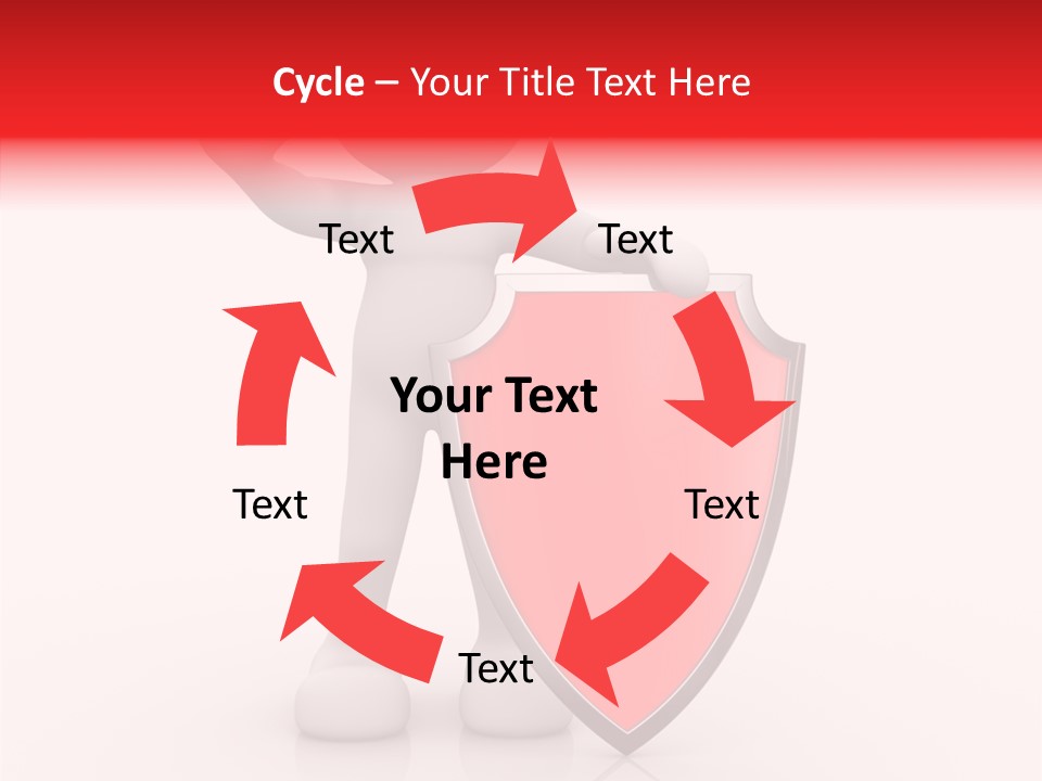 People Red Obsolete PowerPoint Template