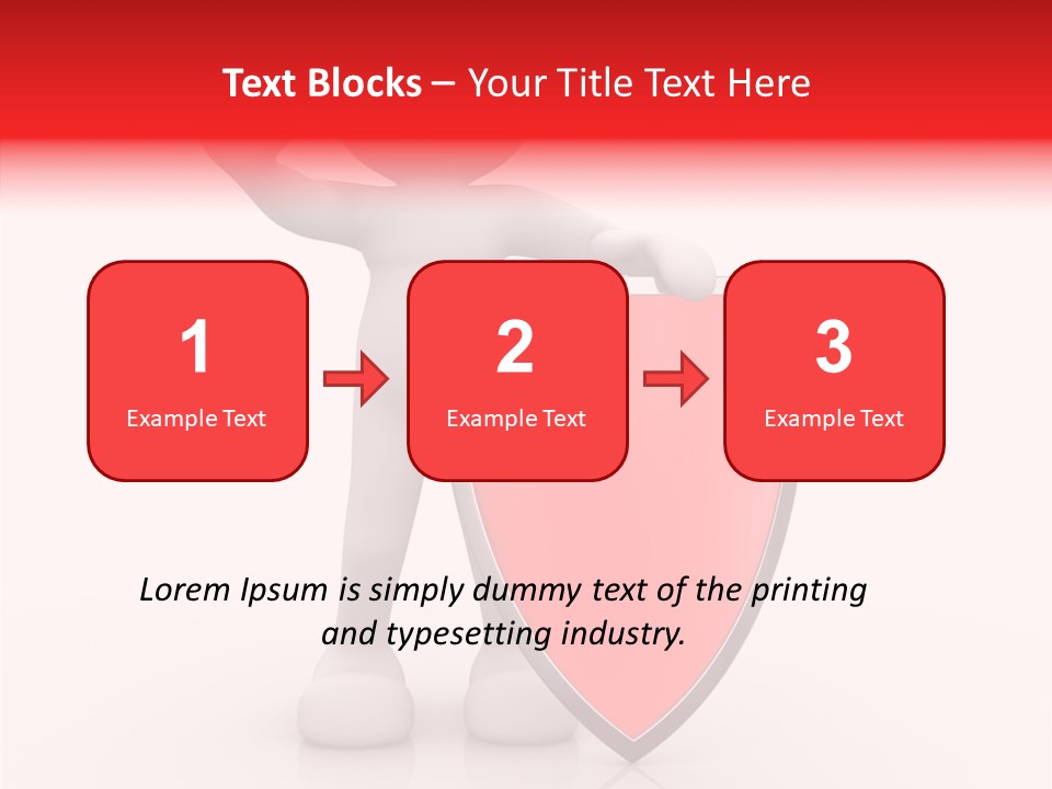 People Red Obsolete PowerPoint Template