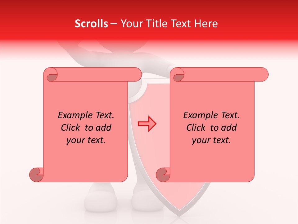 People Red Obsolete PowerPoint Template