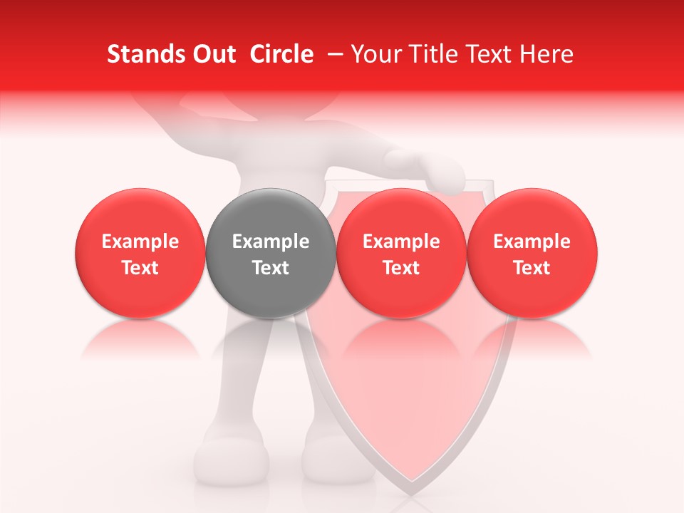 People Red Obsolete PowerPoint Template