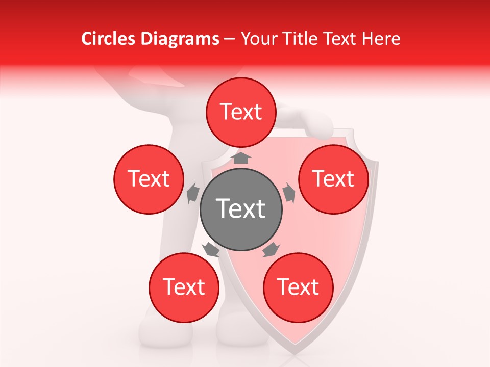 People Red Obsolete PowerPoint Template