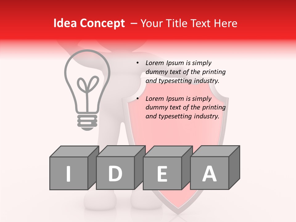 People Red Obsolete PowerPoint Template