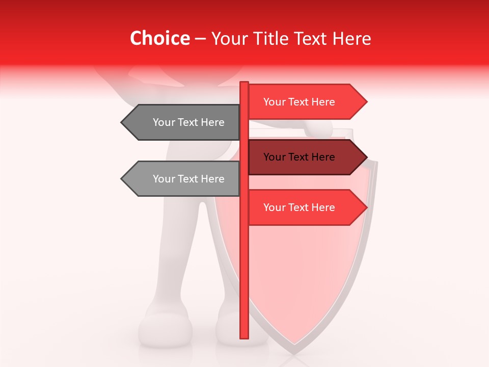 People Red Obsolete PowerPoint Template