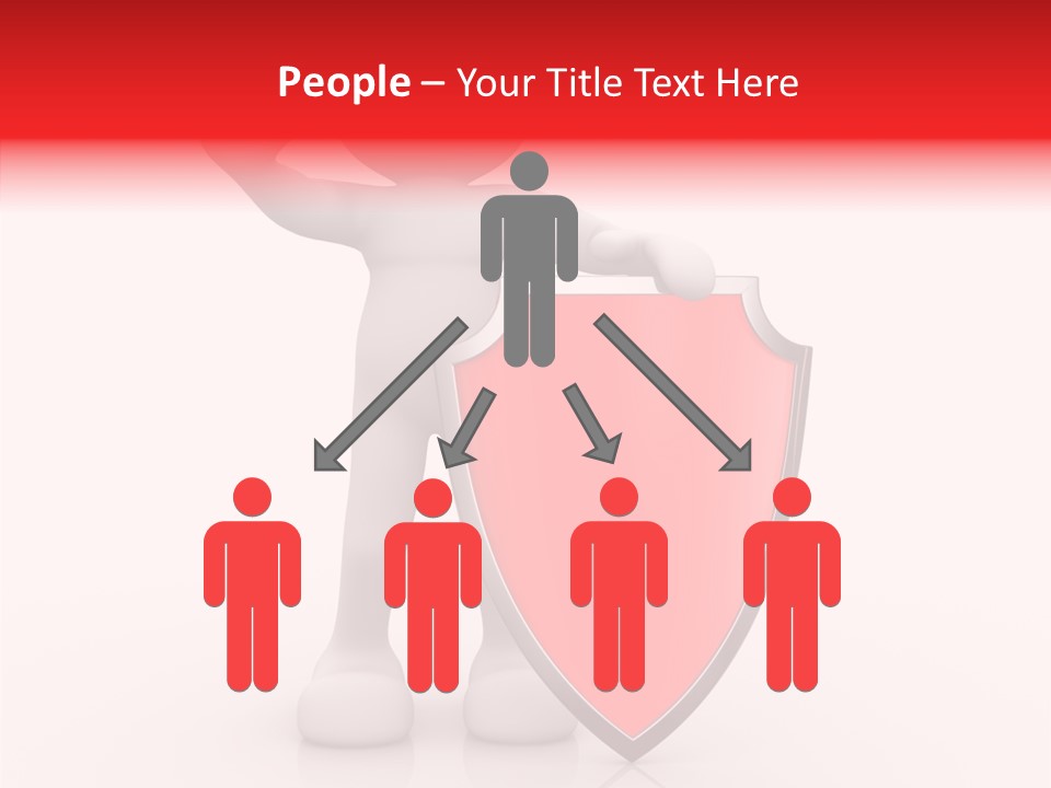 People Red Obsolete PowerPoint Template