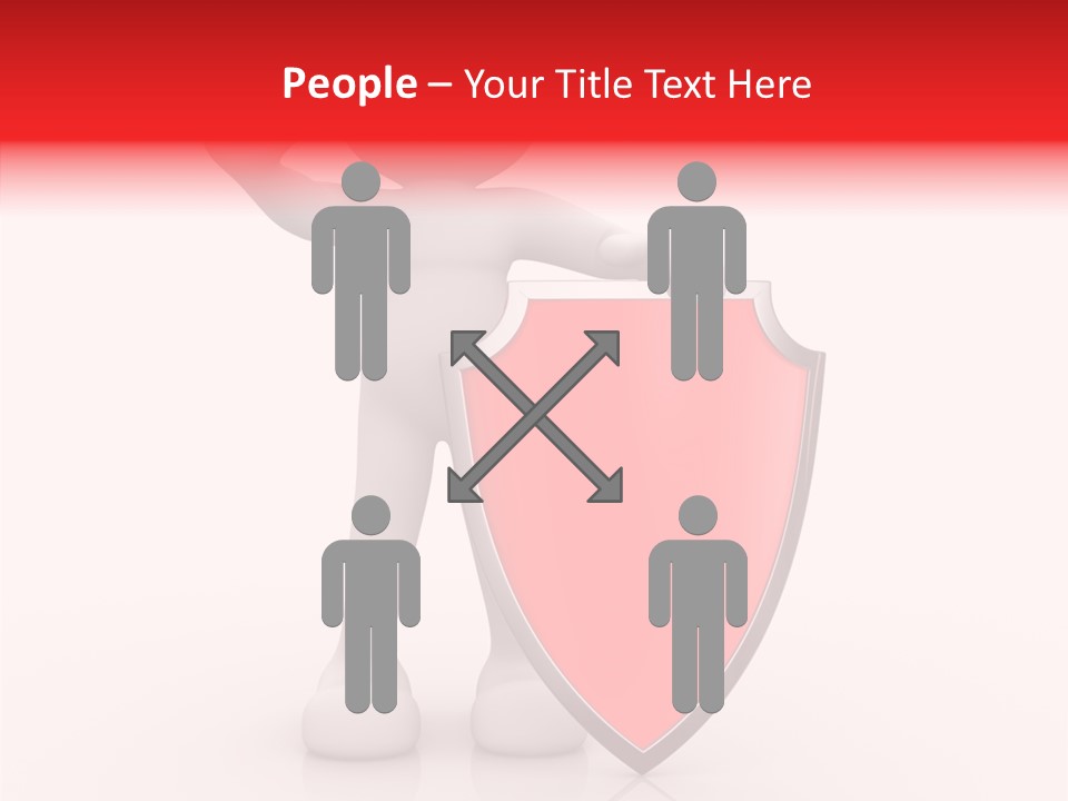 People Red Obsolete PowerPoint Template