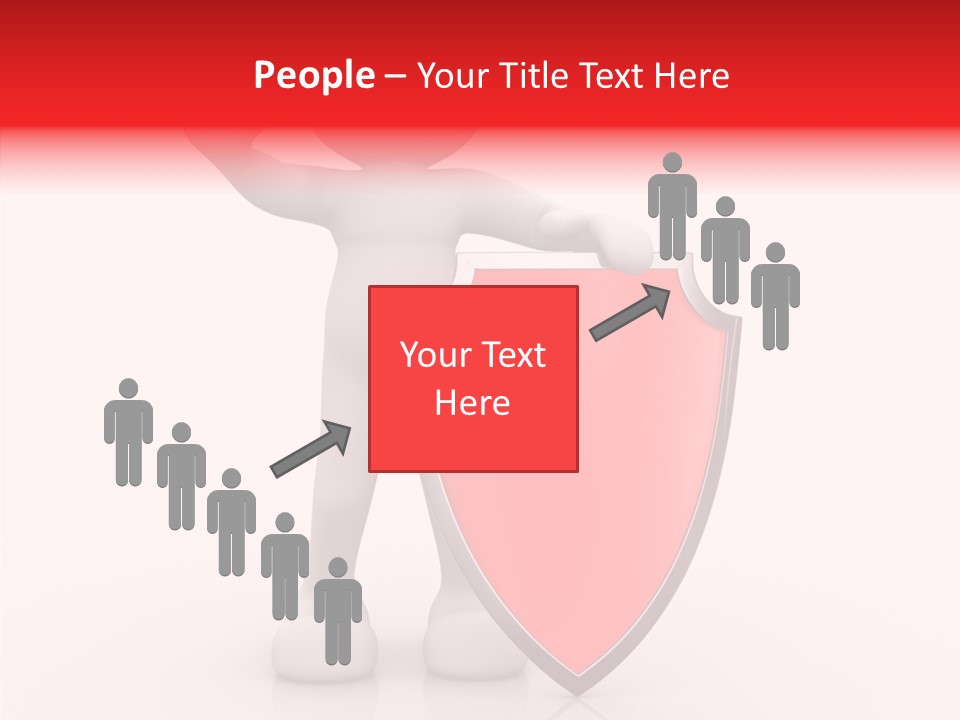 People Red Obsolete PowerPoint Template