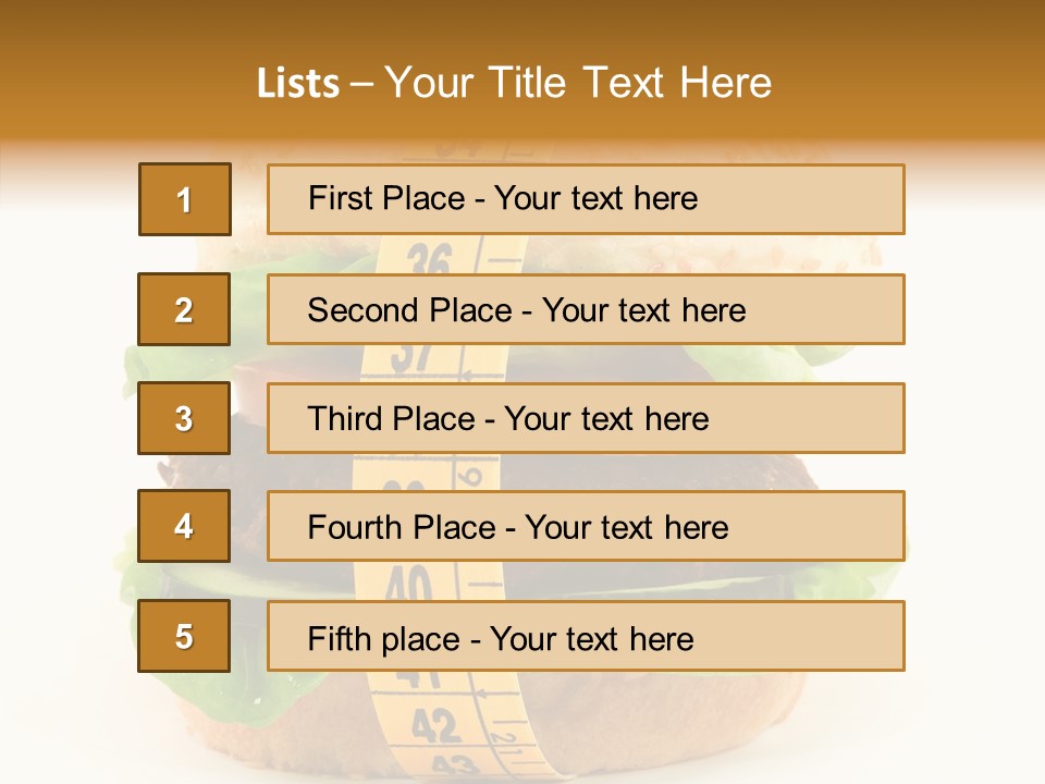 Bread Unhealthy Slim PowerPoint Template