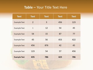 Bread Unhealthy Slim PowerPoint Template