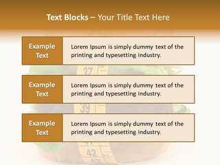 Bread Unhealthy Slim PowerPoint Template