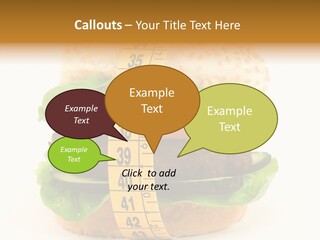 Bread Unhealthy Slim PowerPoint Template