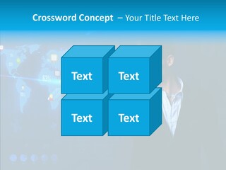 Glowing Friend Human PowerPoint Template