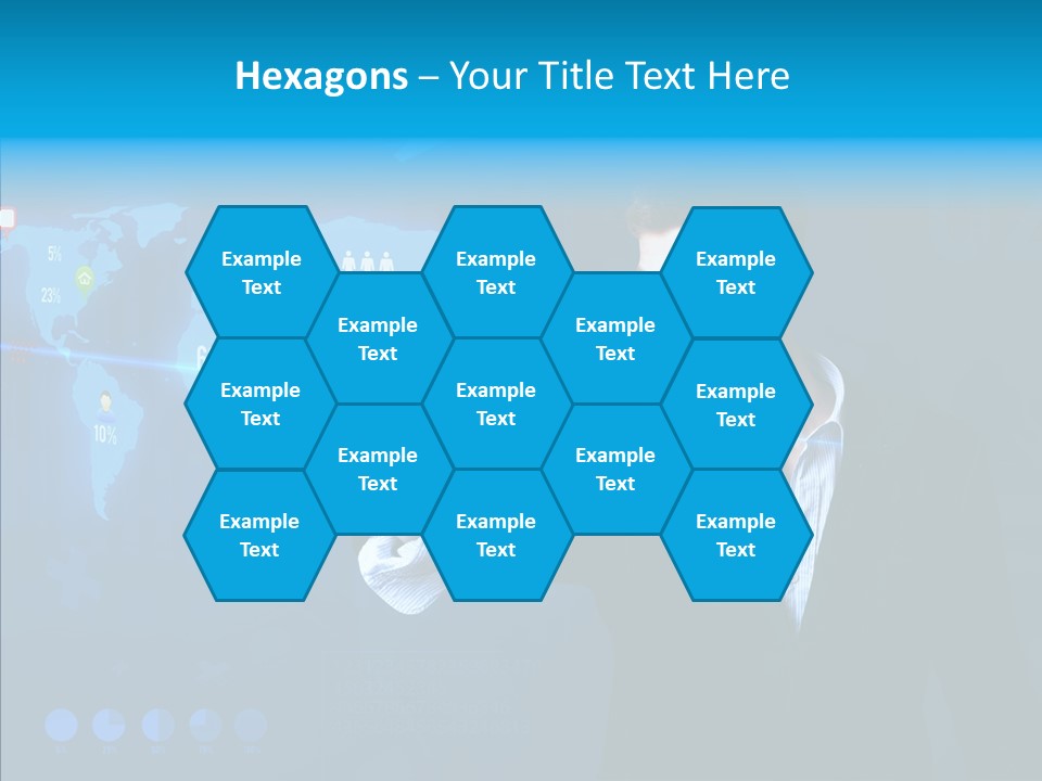 Glowing Friend Human PowerPoint Template