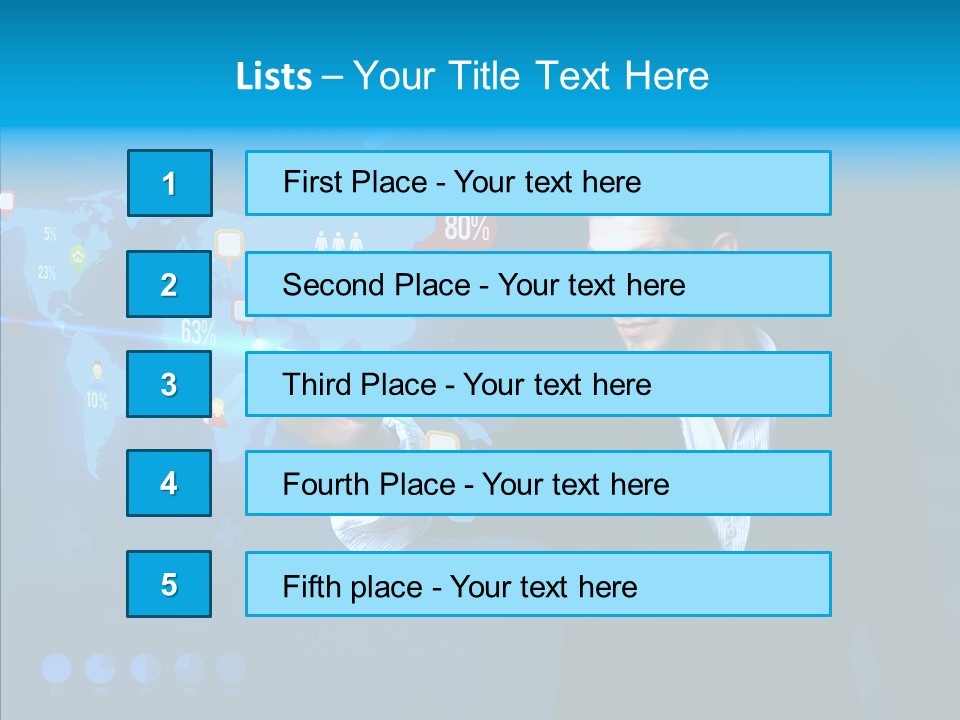 Glowing Friend Human PowerPoint Template