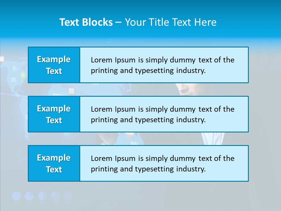 Glowing Friend Human PowerPoint Template