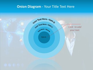 Glowing Friend Human PowerPoint Template