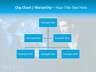Glowing Friend Human PowerPoint Template