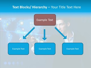 Glowing Friend Human PowerPoint Template