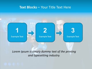 Glowing Friend Human PowerPoint Template