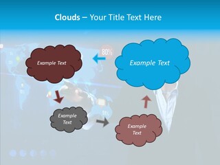 Glowing Friend Human PowerPoint Template