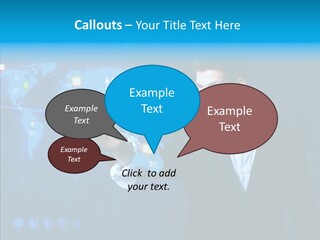 Glowing Friend Human PowerPoint Template