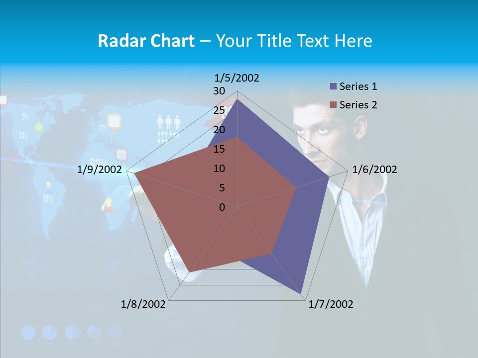 Glowing Friend Human PowerPoint Template