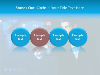 Glowing Friend Human PowerPoint Template