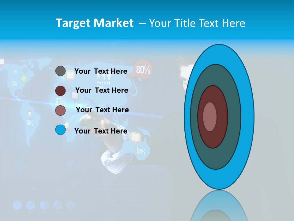 Glowing Friend Human PowerPoint Template