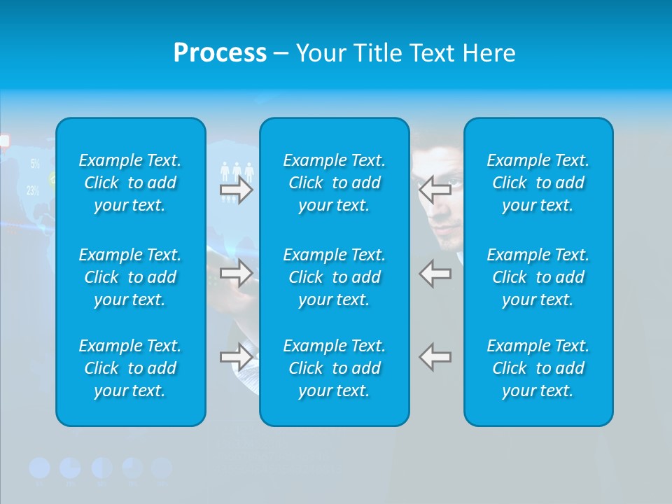 Glowing Friend Human PowerPoint Template