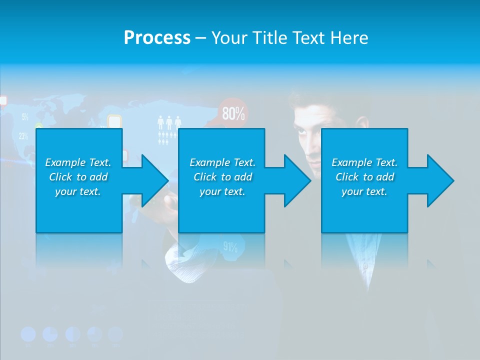 Glowing Friend Human PowerPoint Template