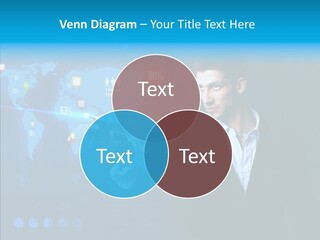 Glowing Friend Human PowerPoint Template
