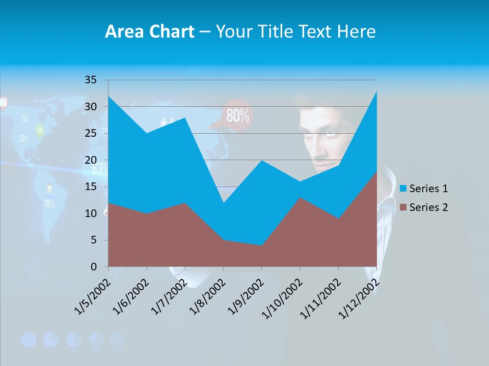 Glowing Friend Human PowerPoint Template