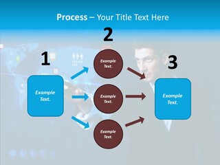 Glowing Friend Human PowerPoint Template