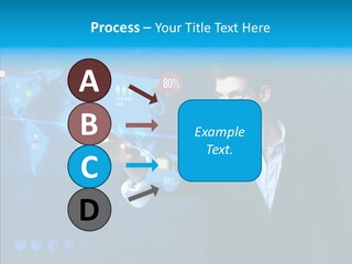 Glowing Friend Human PowerPoint Template