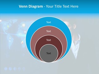 Glowing Friend Human PowerPoint Template