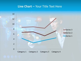 Glowing Friend Human PowerPoint Template