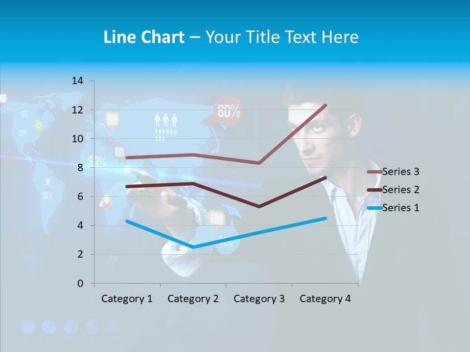 Glowing Friend Human PowerPoint Template