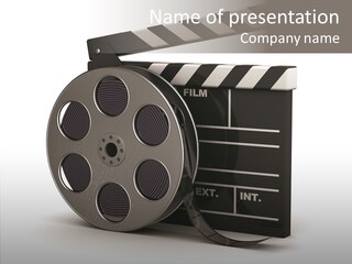 Studio Black Abstract PowerPoint Template