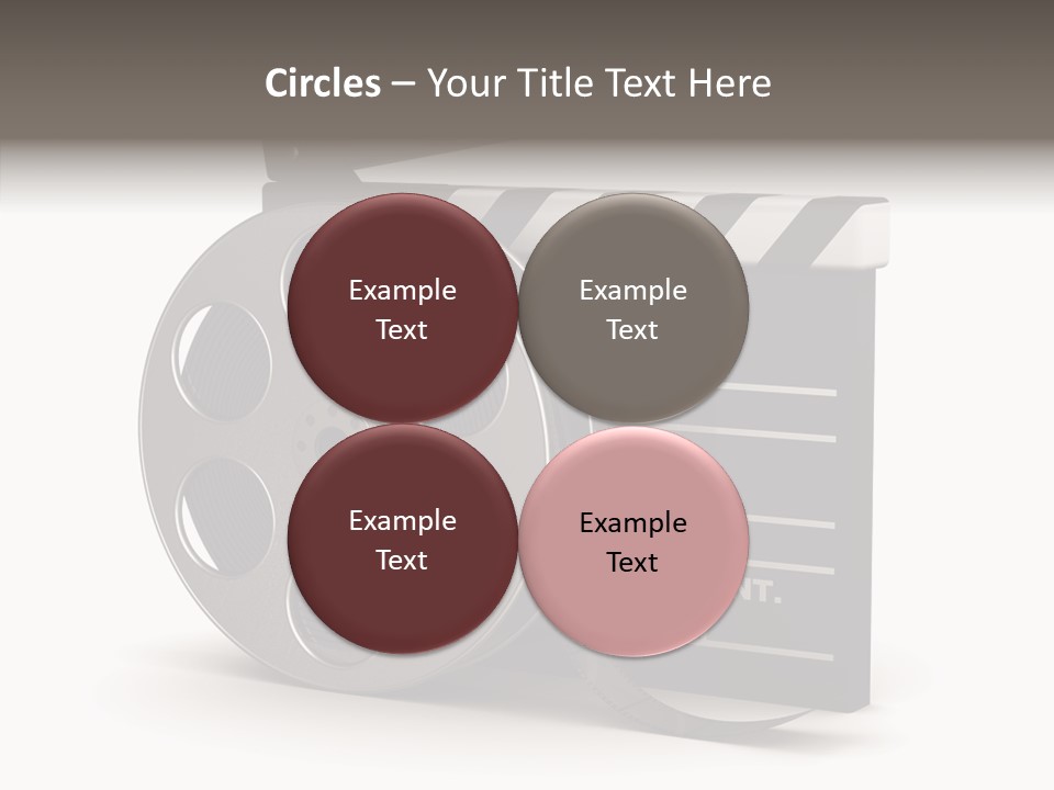 Studio Black Abstract PowerPoint Template