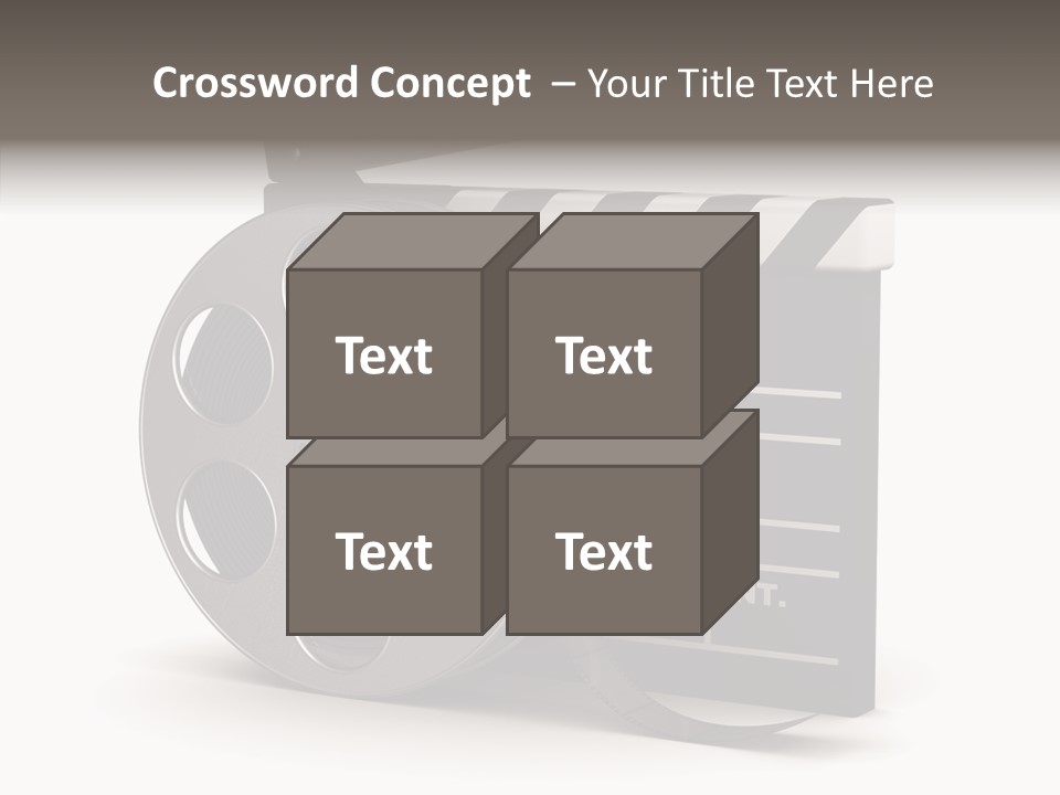 Studio Black Abstract PowerPoint Template