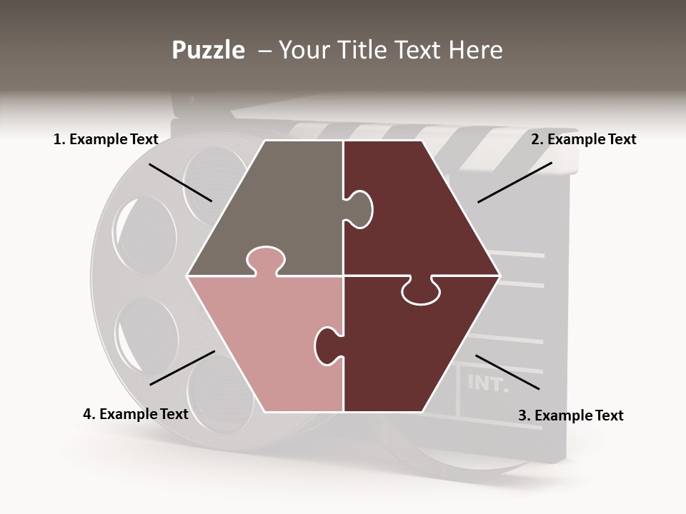 Studio Black Abstract PowerPoint Template