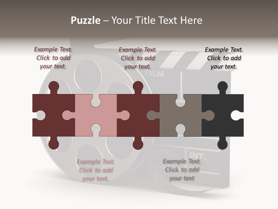 Studio Black Abstract PowerPoint Template