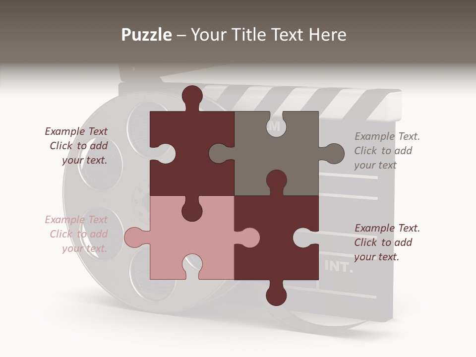 Studio Black Abstract PowerPoint Template