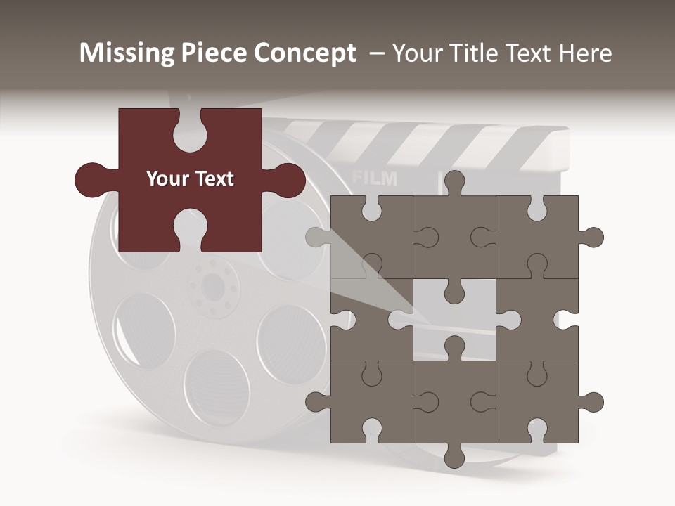 Studio Black Abstract PowerPoint Template