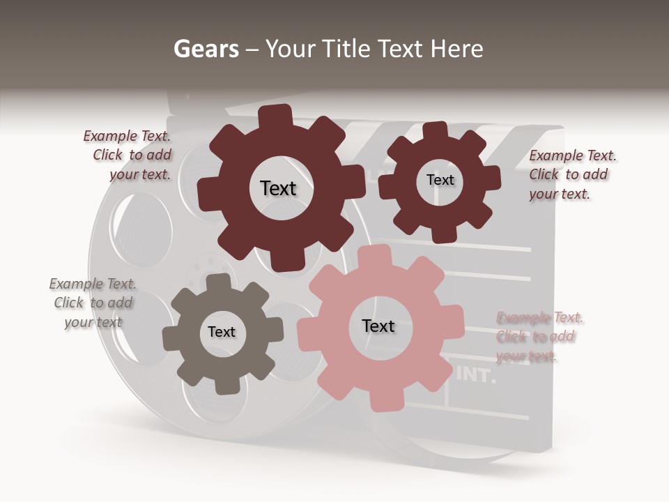 Studio Black Abstract PowerPoint Template