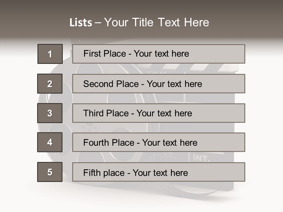 Studio Black Abstract PowerPoint Template