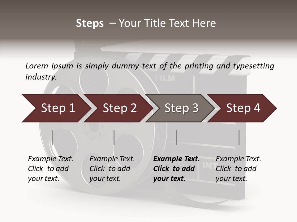 Studio Black Abstract PowerPoint Template