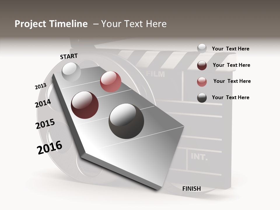 Studio Black Abstract PowerPoint Template